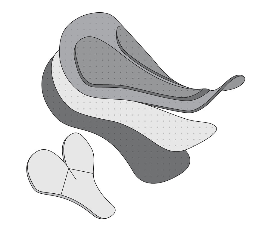 Illustration de boxers de vélo, pantalons de vélo et boxers de vélo « Pro ».