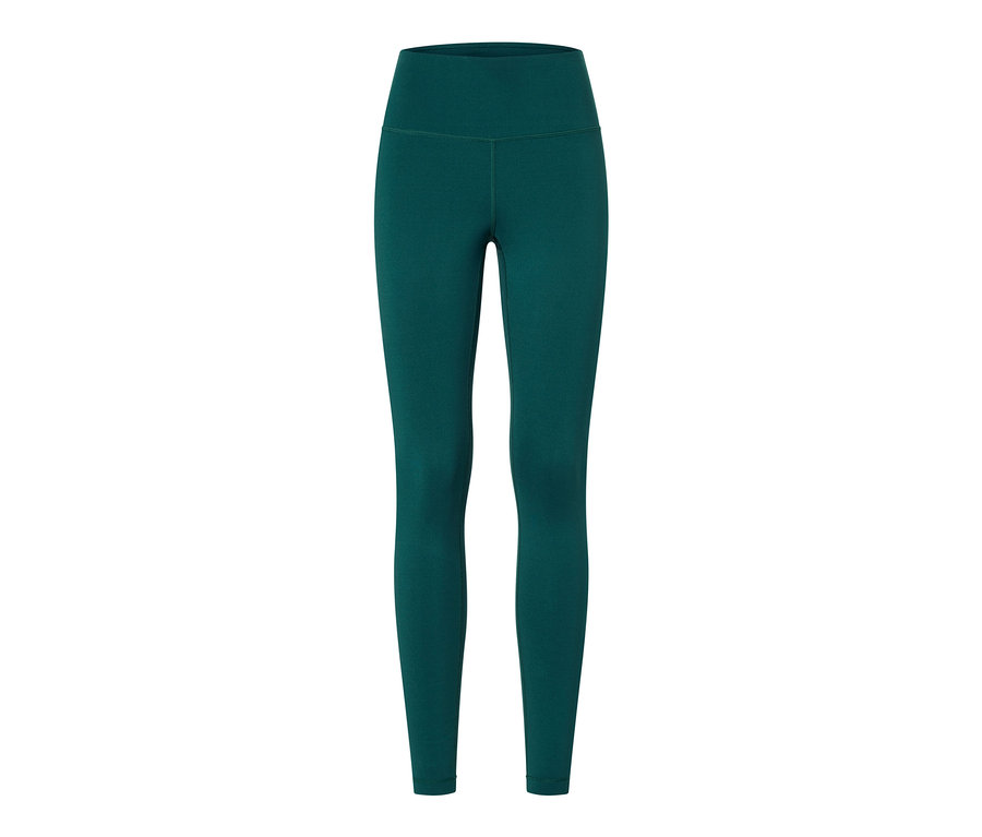 Collant de sport Light Warm vert foncé.