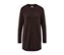 Long pull en maille, marron foncé.