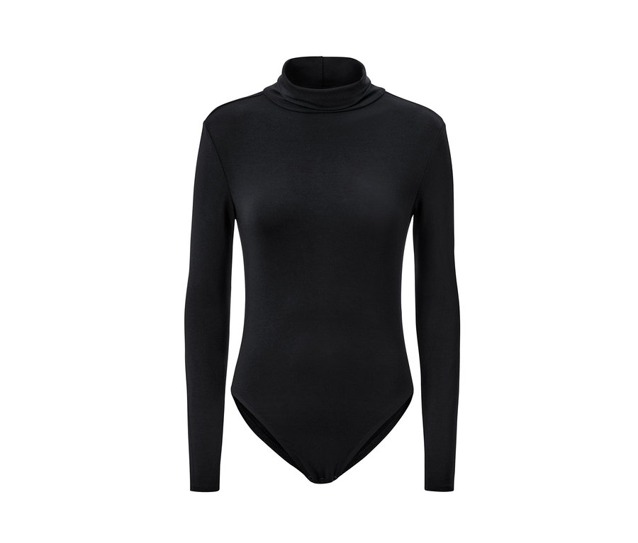 Body noir avec col montant.