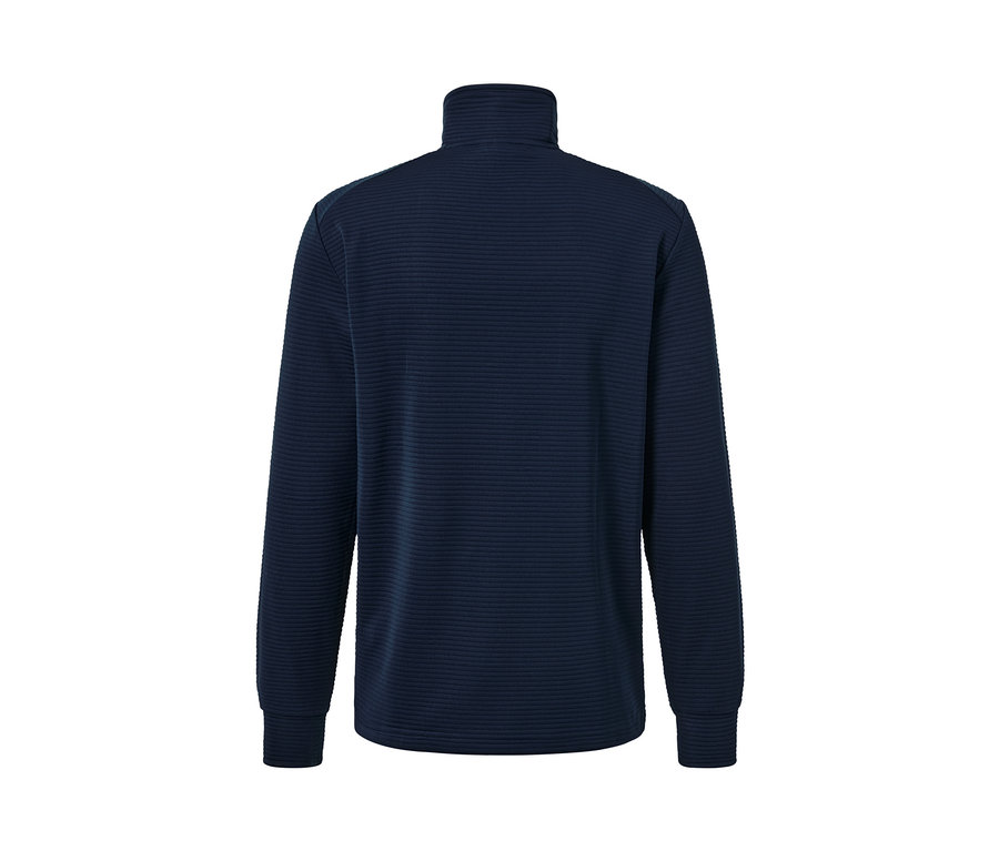 Veste fonctionnelle bleu foncé.