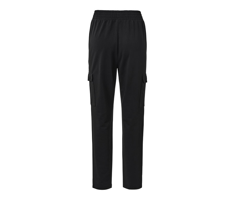 Pantalon de jogging noir avec poches cargo.