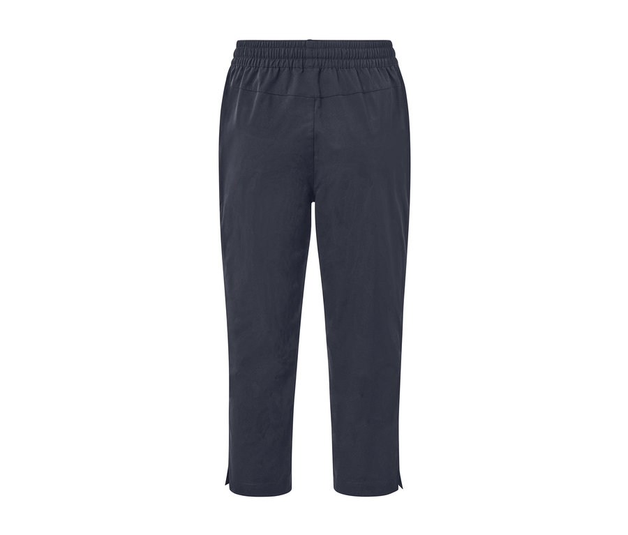 Pantacourt technique en softshell bleu marine avec taille élastique.