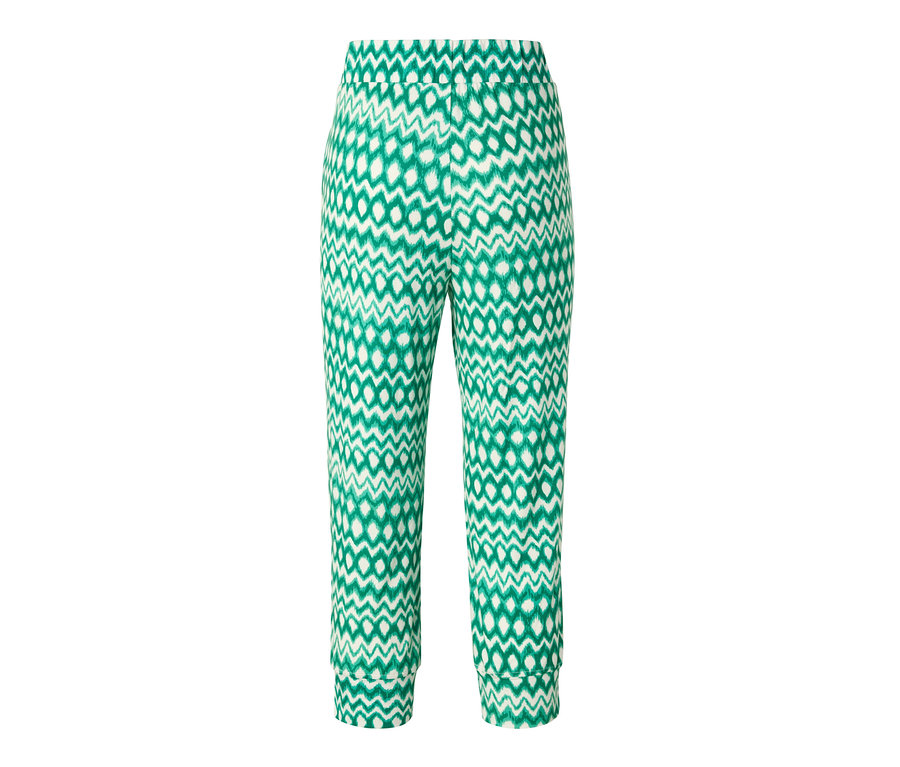 Pantalon 3/4 en jersey imprimé.