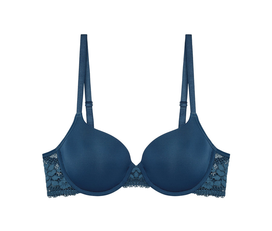 Soutien-gorge « Nina » Passionata bleu avec détails en dentelle.