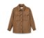 Veste camel NAH/STUDIO en laine recyclée.