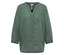 Chemisier vert en lin CECIL avec manches longues et patte de boutonnage sur toute la longueur.