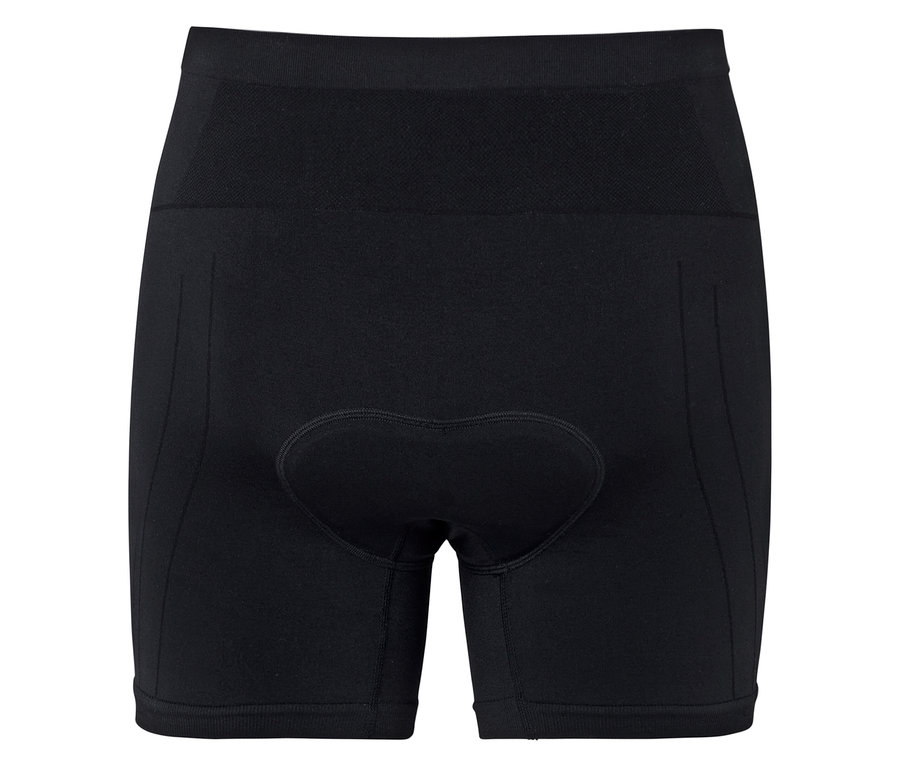 Short de cycliste noir avec rembourrage.