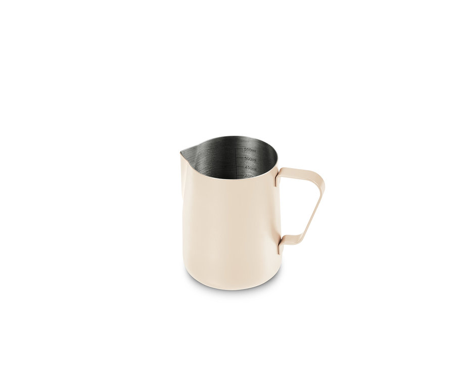 Pichet à lait beige.