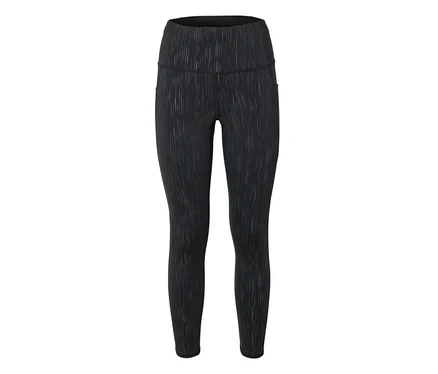 Leggings noirs avec un motif.