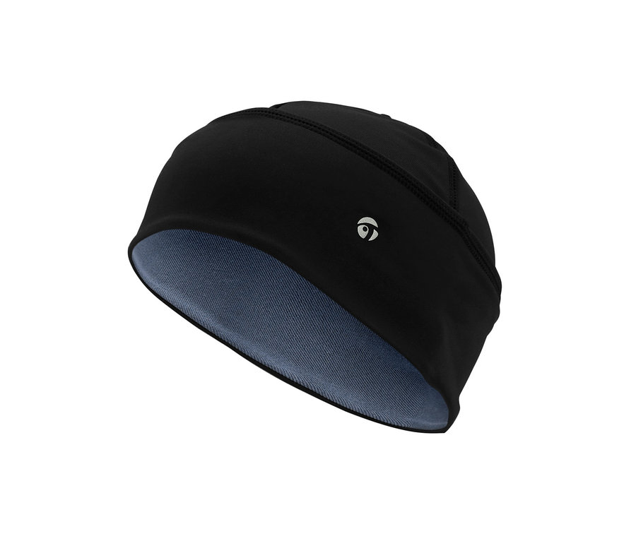 Bonnet fonctionnel unisexe noir.