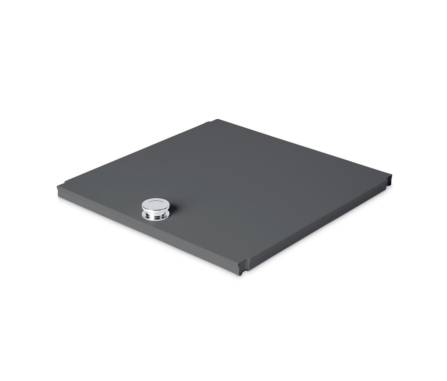 Jeu de portes supplémentaires en métal « CN3 », gris.