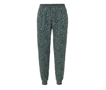 Un pantalon relax avec un motif.