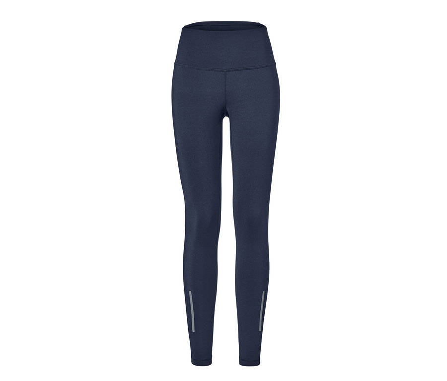 Legging de sport bleu foncé.