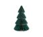 Arbre en papier pliable, moyen, vert foncé.