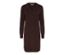 Robe en tricot marron.