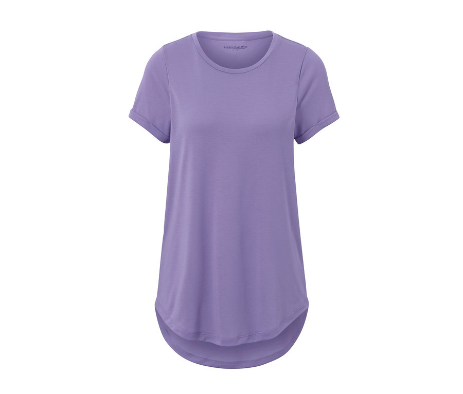T-shirt long violet.