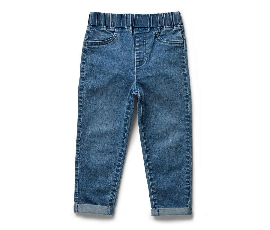 Pantalon à enfiler bleu pour enfant – Coupe « Luca ».