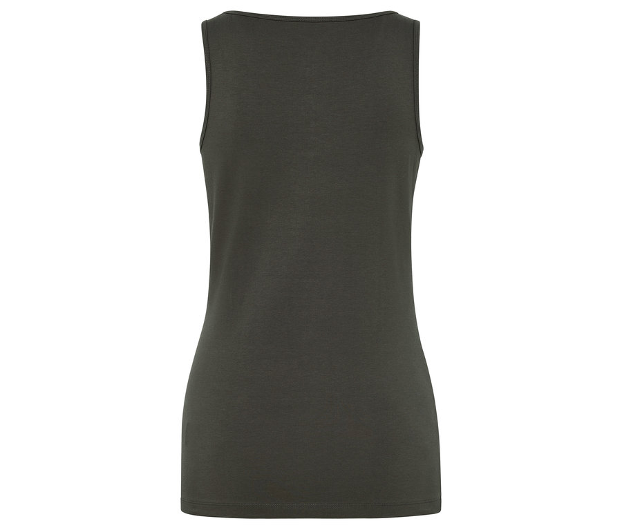 Débardeur vert foncé pour femme.