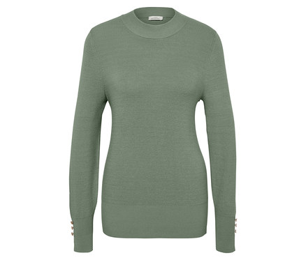 Pull en maille fine, sauge