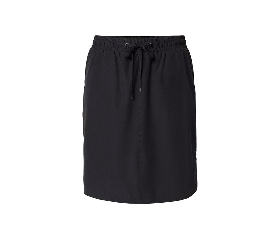Jupe-short fonctionnelle noire.
