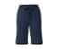 Short en sweat bleu foncé.