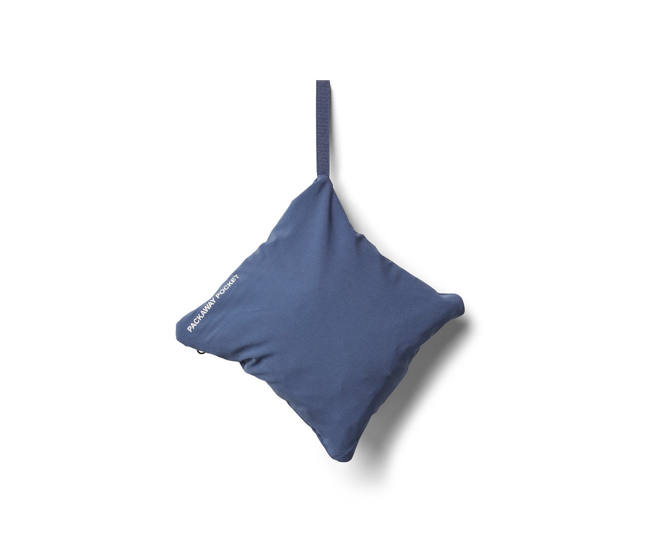 Short pliable bleu avec une boucle de suspension.