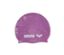Bonnet de bain arena Junior en silicone rose.