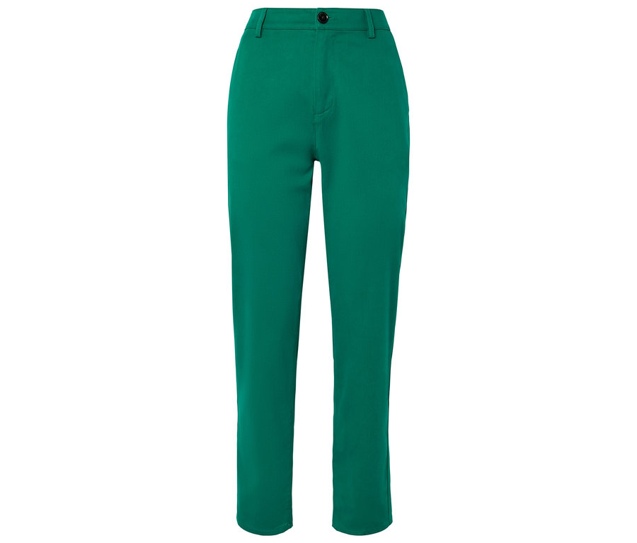 Pantalon vert avec bouton