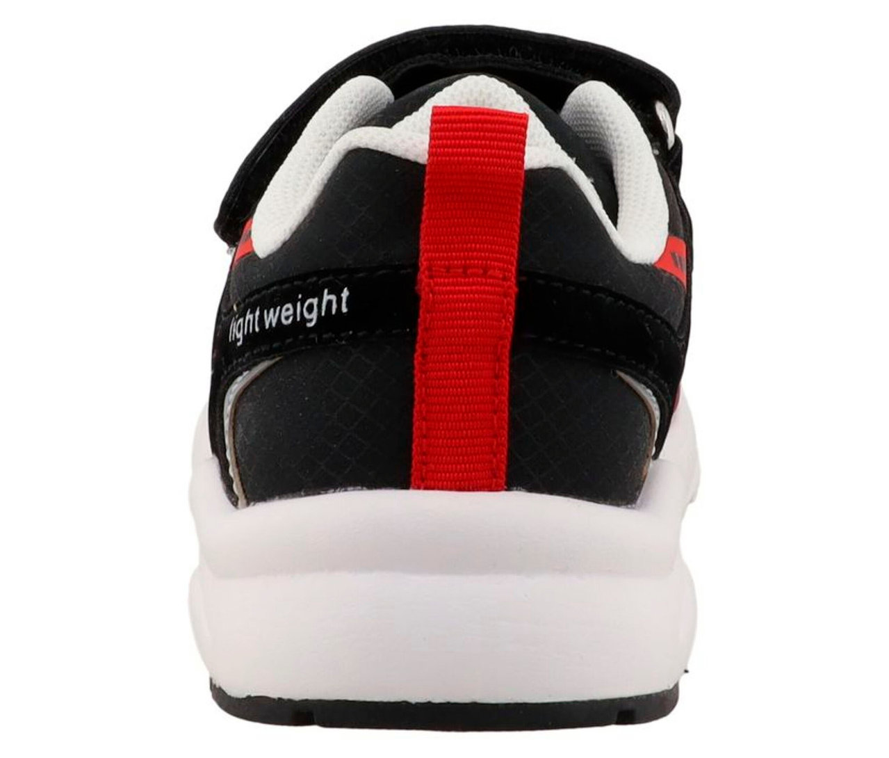 Gros plan sur l'arrière d'une basket rouge LURCHI « Archie ».