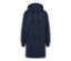 Robe d'intérieur bleu foncé avec capuche et poche kangourou.