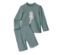Combinaison anti-UV avec indice de protection UV 80, loutres, comprenant un haut à manches longues et un short.