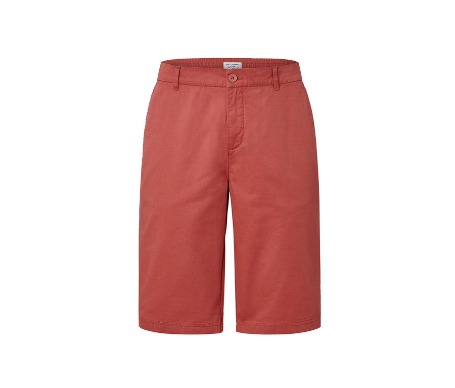 Short chino terracotta.