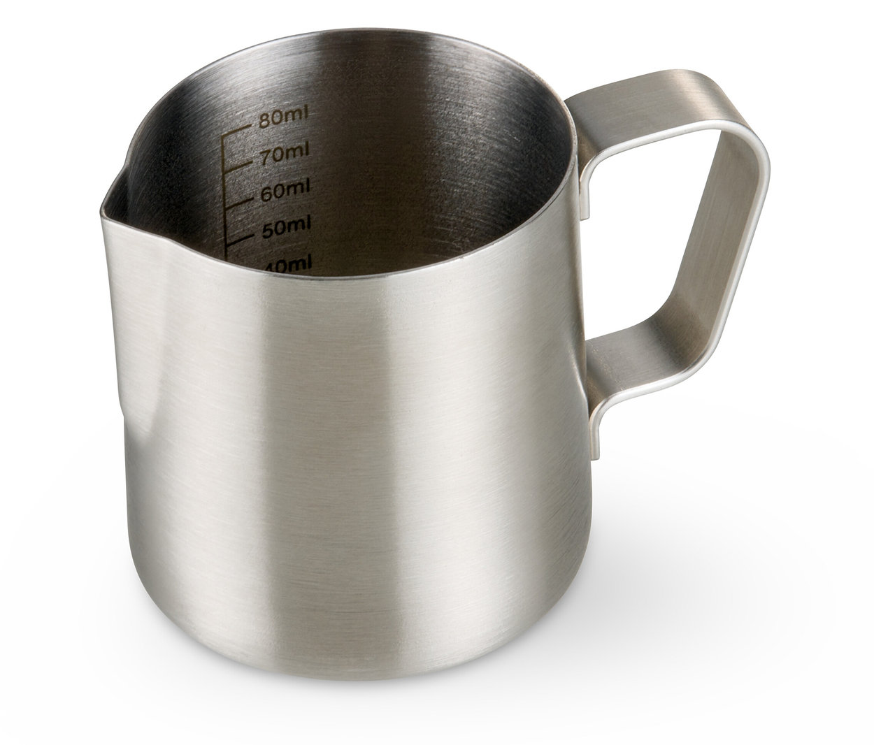 Pichet à expresso, inox, 80 ml.