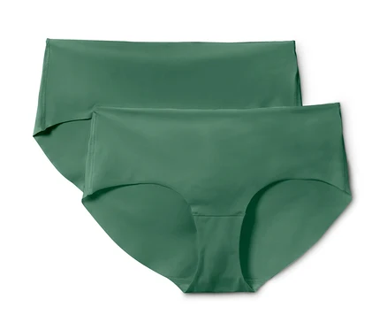Deux culottes Magic Cut vertes.