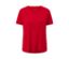 T-shirt de sport rouge avec motif.