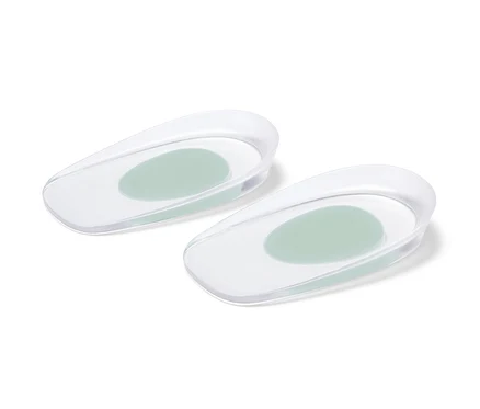 Deux talonnettes transparentes.