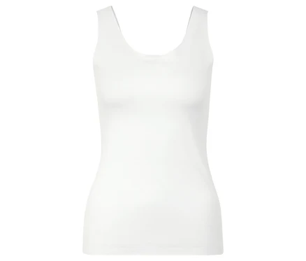 Débardeur blanc pour femme.