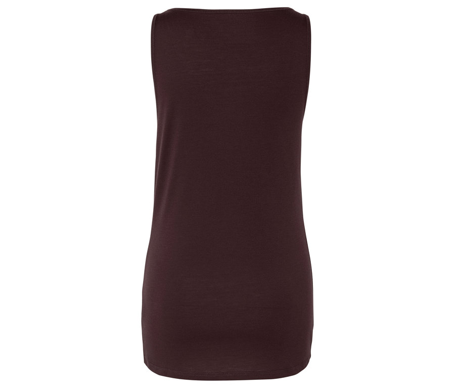 Débardeur bordeaux.