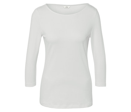 T-shirt manches 3/4, blanc