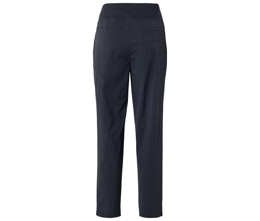Pantalon long bleu foncé, vue arrière.