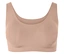 Soutien-gorge de sport couleur pêche.