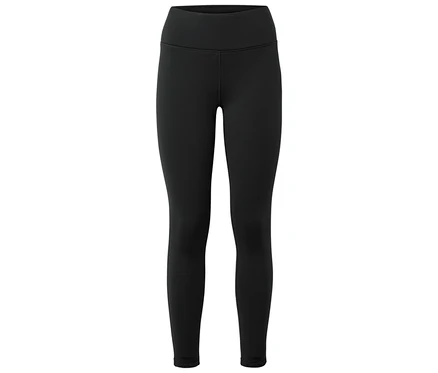 Legging noir sur fond blanc.