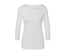 T-shirt blanc à manches longues.