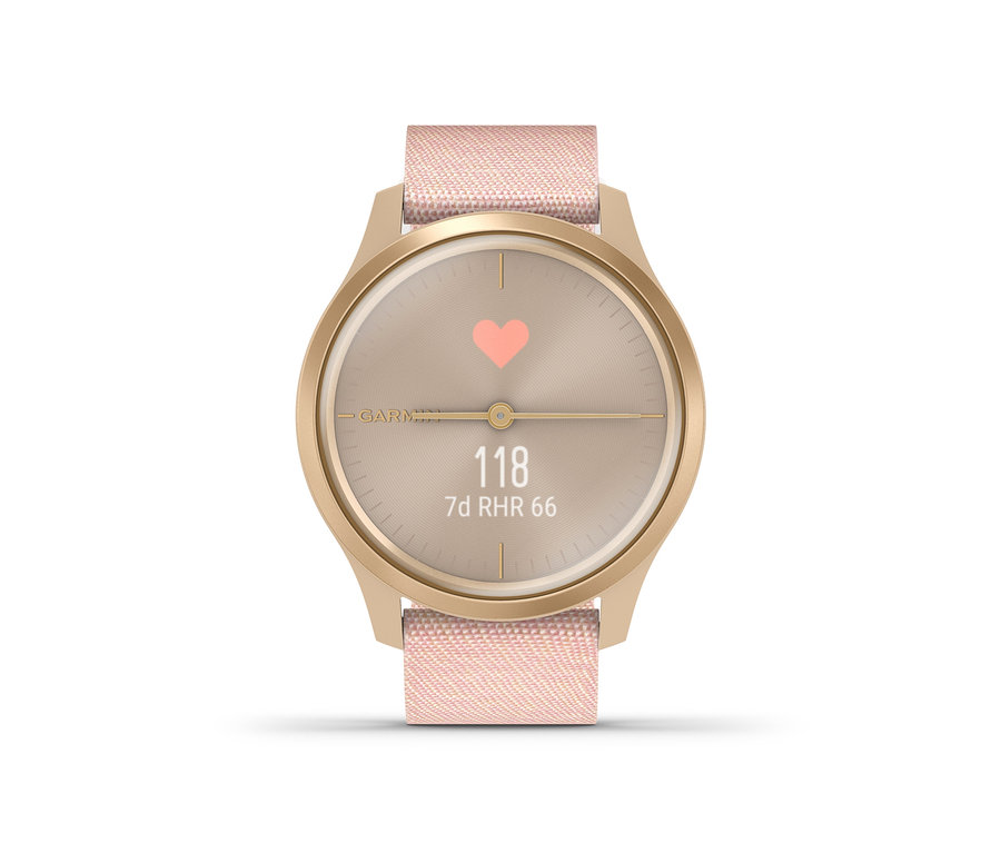 Gros plan sur la Montre de sport Garmin Smartwatch « vivomove ».