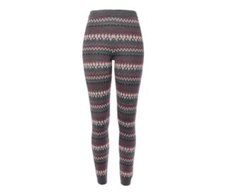 Gris chiné à motif norvégien multicolore