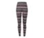 Gris chiné à motif norvégien multicolore
