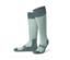 Une paire de chaussettes de contention pour le sport vert clair.