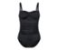 Maillot de bain modelant noir avec bretelles.