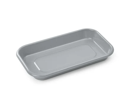 Brasero en émail gris.